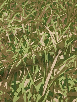 Саржа Камуфляж - камыш, ш.1.5м, хлопок-100%, 250гр/м.кв