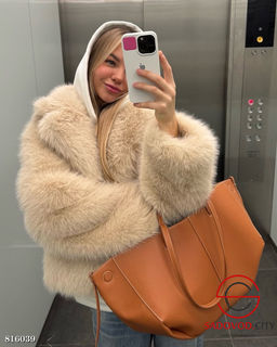 Шуба женская из искусственного меха - Bruno фото 4