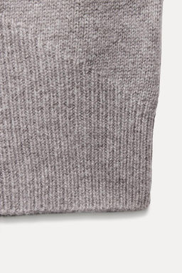 PLAIN KNIT VEST WITH WOOL - Zara фото 7