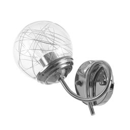 Бра «Франни», Е27, 40 Вт, 19×15×26 см, серебро