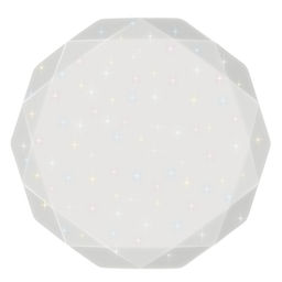 ULI-D226 72W/SW/50 DIAMOND-2 O3 Cветильник светодиодный накладной. Диммируемый. Пульт ДУ (в/к). Теплый свет(3000К)/Белый свет(4000К)/Дневной свет(6500К). 5500Лм. TM Uniel