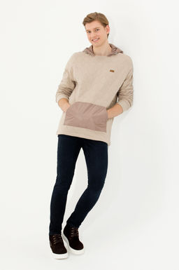 U. S. Polo Assn Мужская комфортная толстовка с капюшоном и камнем - U.s. polo assn фото 4