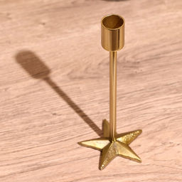 Подсвечник «Звёздочка», 20 см, алюминий