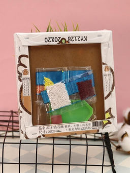 Алмазная мозаика на подрамнике Draw Me! Two capybaras, (20*20 см)