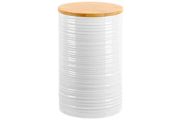 Банка д/хранения 1,2 л 11,3*11,3*18 см Шелк с дер. крышк. с сил. упл. - Elan gallery фото 6