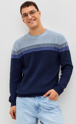 Джемпер F521-15193 d.blue