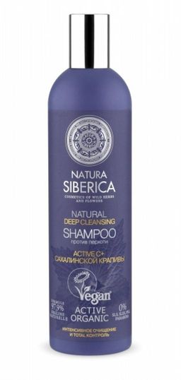Шампунь против перхоти, 400 мл / deep cleansing / Natura Siberica