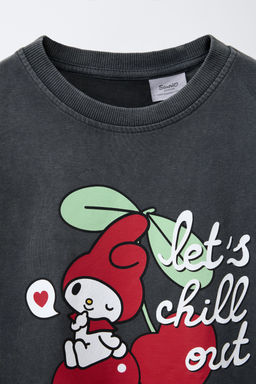 WASHED EFFECT MY MELODY  SANRIO T-SHIRT - Zara фото 3