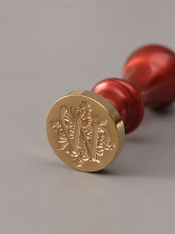 Печать для сургуча с пластиковой ручкой «Буква W на вензеле», 2.5×2.5×6.3 см