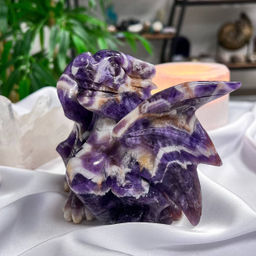 Фигурка резная "Дракон" из Аметиста