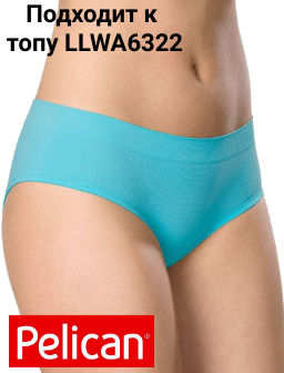 PELICAN, трусы женские, Голубой  фото 3