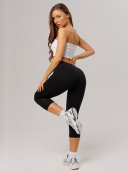 Трикотажные женские бриджи LINGEAMO черные КБ-24 (7)  фото 10