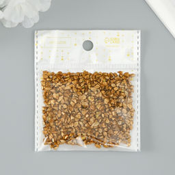 Цена за 2 шт. Декор стекло «Слюда золото», 20 г