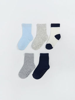 Desenli Erkek Bebek Soket ?orap 5li