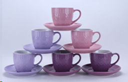 Чайный набор 12 предметов на подставке / 44815B /уп 6/