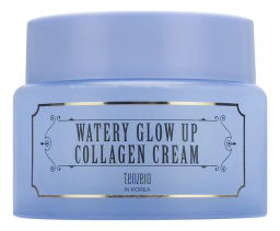 Tenzero Watery Glow Cream - Водянистый крем для лица с коллагеном , 80мл