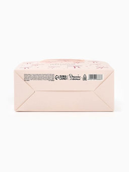 Цена за 5 шт. Коробка для цветов складная Счастье, сердечки, 17?13?7 см