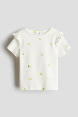 Camiseta de canale con volantes - H&m фото 4