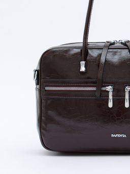 Сумка 51166SL coffee Velina Fabbiana-Safenta