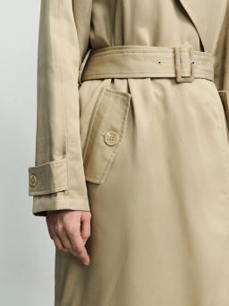 Плащ с акцентным воротником ZR2604102213-62 / Zarina  фото 7