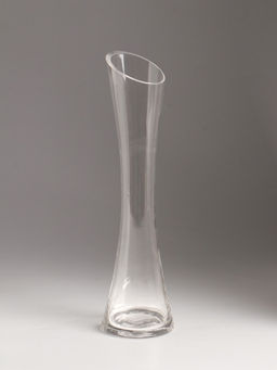 Ваза Николетт, 24.5?6.5 см, стекло, прозрачная