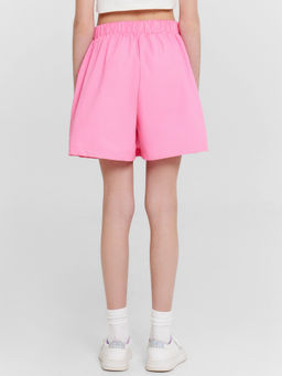 Шорты-юбка для девочек розовые - Mark formelle фото 4