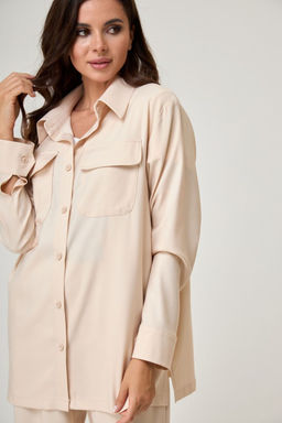 Рубашка ANELLI 1293.1 светло-бежевый  фото 3