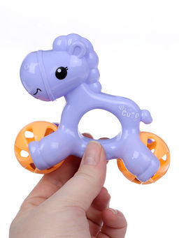 Погремушка Лошадка, 13 см, МИКС, Крошка Я