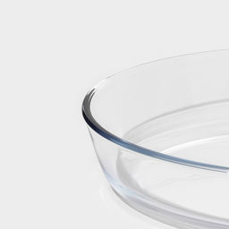 Форма для запекания и выпечки Доляна, 3 л, 35246 см, овальная, жаропрочное стекло, прозрачная  фото 3