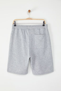 TRENDYOL MAN Gri Melanj Oversize/Genis Kesim Legend Nak?sl? Sort & Bermuda TMNSS25SR00043 - Trendyolmilla фото 8