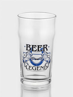Пивной стакан Пейл-эль. Лошади. Beer Legend, 570 мл, стекло, прозрачный