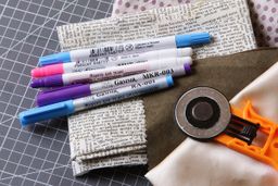 Gamma RA-001 Маркер смывающийся голубой для ткани