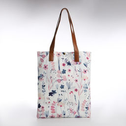 Сумка-шопер без застёжки, из текстиля, цвет белый - Simaland фото 2