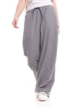 Брюки для девочки с утяжкой внизу 22-7708 темно-серый меланж - Mini maxi фото 8