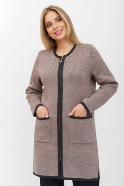 Кардиган В 1864/кофейно-серый (1270) - Злата Стиль фото 4