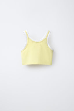 TOP DOBLE CONTRASTE / Amarillo