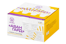 Набор стаканов 4 пр 380 мл 10*10*11 см Авангард, фарфор - Elan gallery фото 6