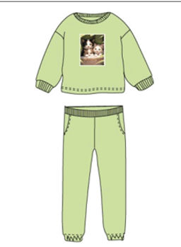 Комп.:джемп.,брюки дев. О66774 - Карамелли фото 3