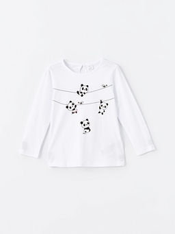 Bisiklet Yaka Uzun Kollu K?z Bebek Ti??rt 2li - Waikiki фото 2