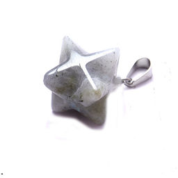 Кулон-маятник Меркаба из камня Лабрадор для гадания 3см