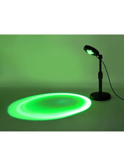 Лампа настольная атмосферная DE8385, LED, 3Вт, RGB, d12 h28 см, чёрный, с ПДУ