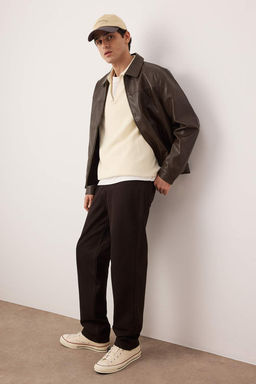 TRENDYOL MAN Ac?k Mavi %100 Pamuk Baggy Fit Jeans Bol Kot Pantolon TMNAW24JE00027 - Trendyolmilla фото 86