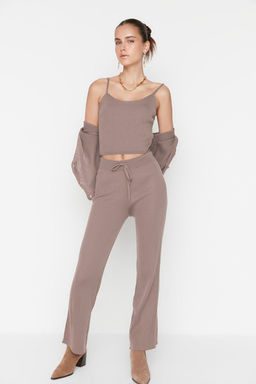 Vizon Fitillli Bluz H?rka Pantolon Triko Alt-Ust Tak?m TWOAW22AU0006