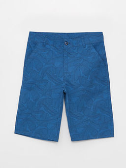 Desenli Gabardin Erkek ?ocuk ?ort - Waikiki фото 3