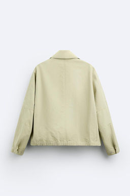 CROPPED FIT JACKET WITH POCKETS - Zara фото 9