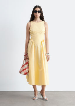 Vestido midi con lazo en la espalda - H&m фото 6