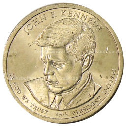 1 доллар 2015 года P США Джон Кеннеди 35-й президент США