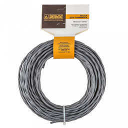 Леска для триммера 10м, s2мм "Квадрат", нейлон, витая, армированная (Россия)