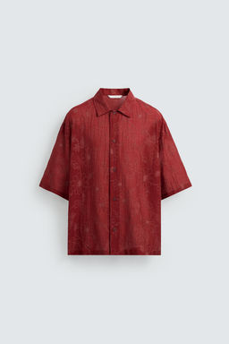 FLORAL TEXTURED SHIRT  OTIS KWAME KYE QUAICOE - Zara фото 15