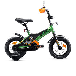 Велосипед 12" Rocket Phoenix, цвет зеленый
